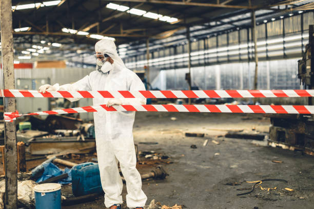 Professional Odor Removal technician working in Adams, WI